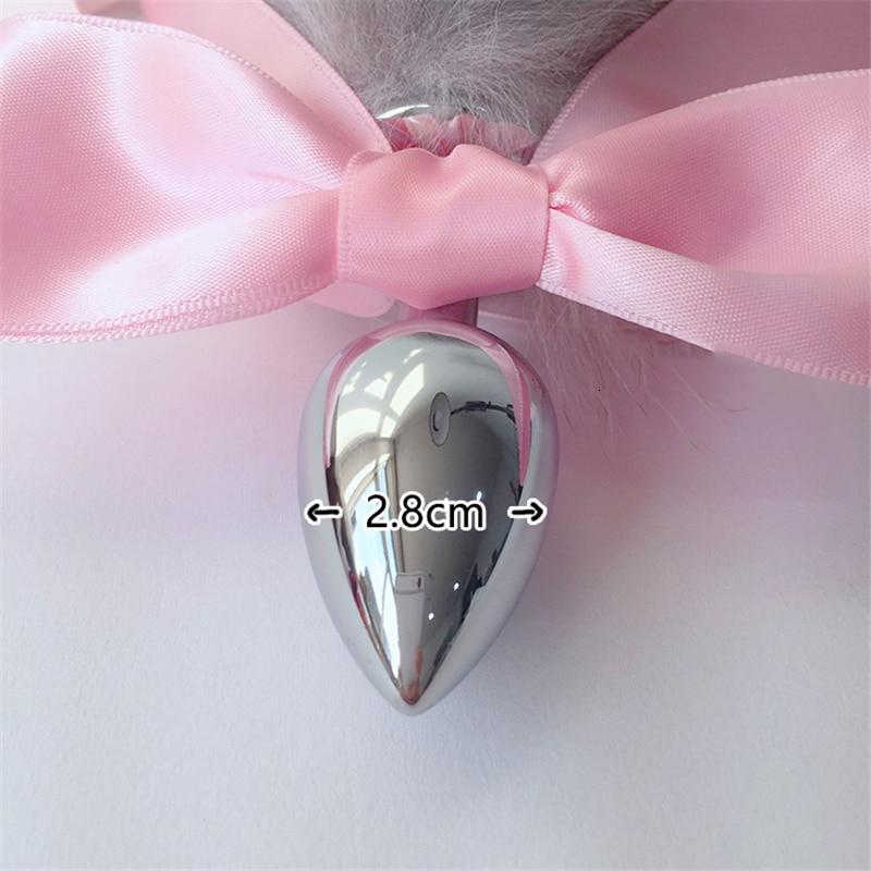 Neko Cat Ears Headband With Fox Or Kitten Tail Metal Butt Plug Bdsm Cosplay