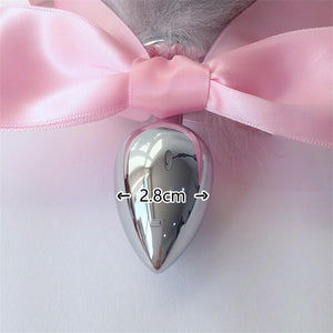 Neko Cat Ears Headband With Fox Or Kitten Tail Metal Butt Plug Bdsm Cosplay