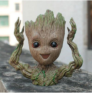 Mini Flowerpot Little Happy Groot Desktop Decoration Indoor Vase Plant Holder