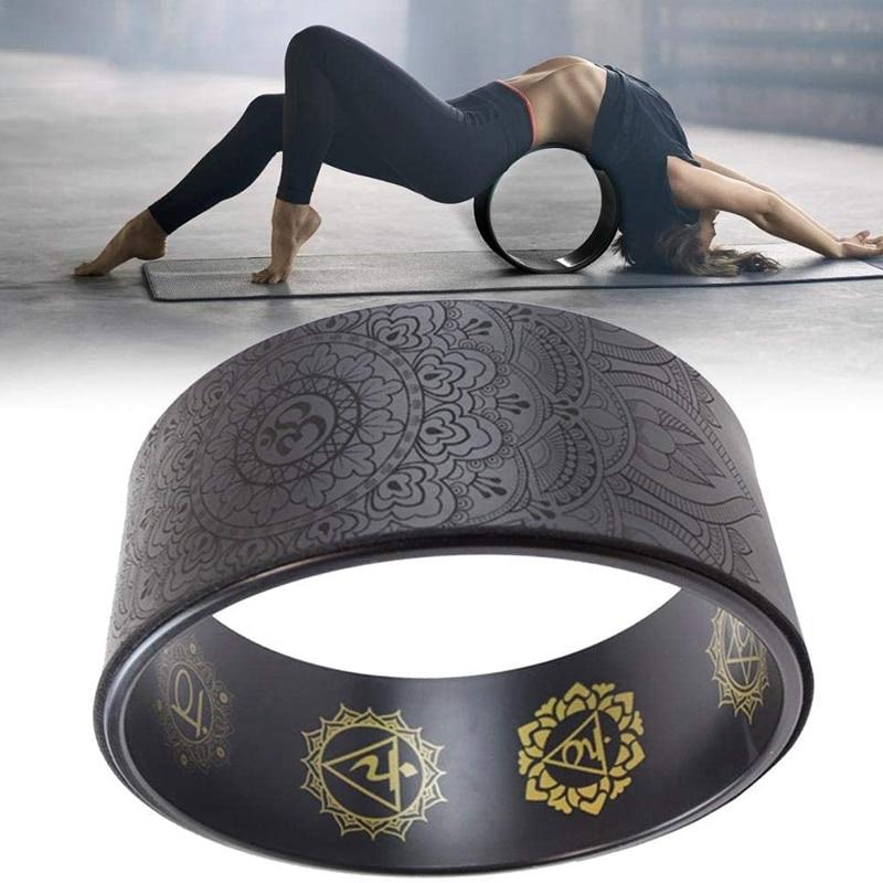 Mandala Pattern Massage Yoga Wheel Backbend Stretching Pilates Circle