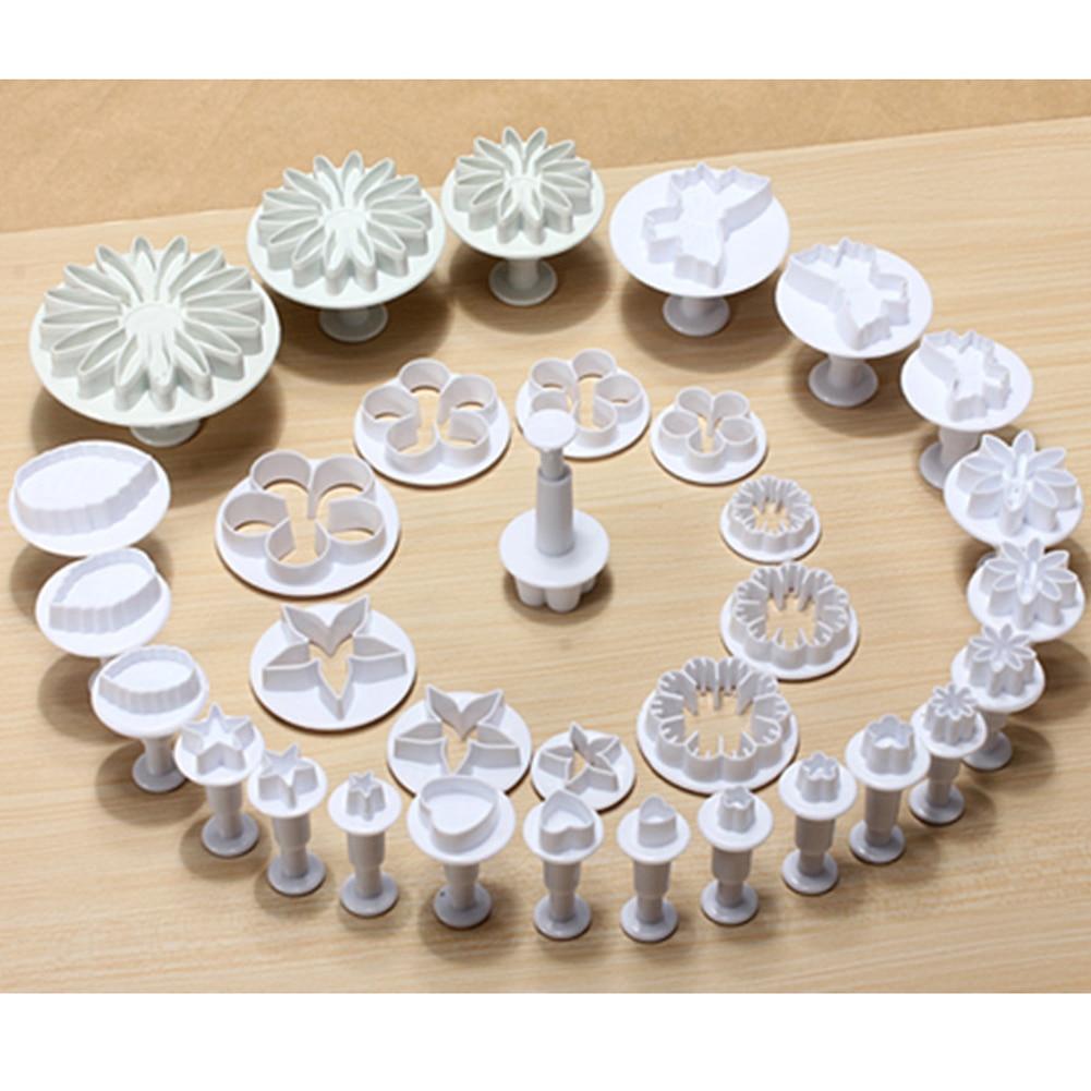 33 / Pcs Fondant Cake Mold Sugarcraft Cookie Cutters Decorating Tools