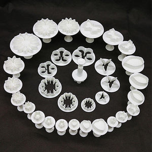 33 / Pcs Fondant Cake Mold Sugarcraft Cookie Cutters Decorating Tools