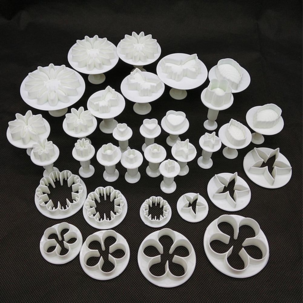 33 / Pcs Fondant Cake Mold Sugarcraft Cookie Cutters Decorating Tools