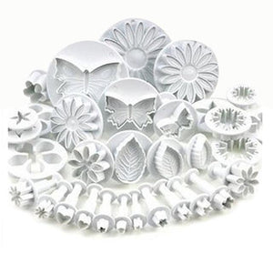 33 / Pcs Fondant Cake Mold Sugarcraft Cookie Cutters Decorating Tools