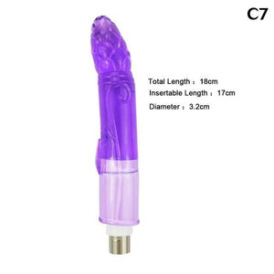 House Of Dasein 28 Types Pink Purple Dildos A2 / F2 Sex Machine Attachments