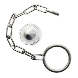 House Of Dasein Huge Metal Butt Plug With Cock Male Penis Ring Anal Sex Toys