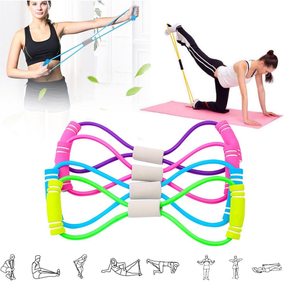 Resistance Band Back Stretch Belt Home Gym Fitness Equipment