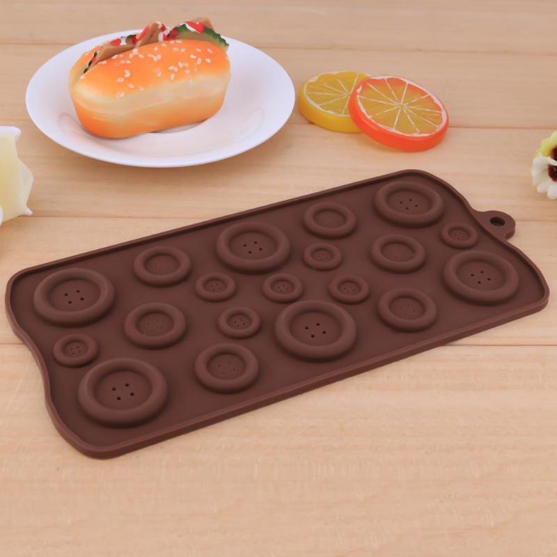 Silicone Button Shapes Fondant Chocolate Mould Cake Decorating Tool