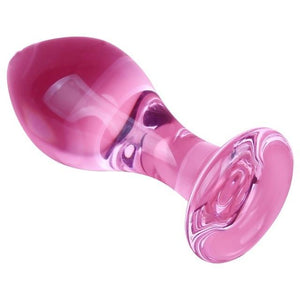 Beautiful Pink Glass Anal Butt Plugs Pretty Sex Toys