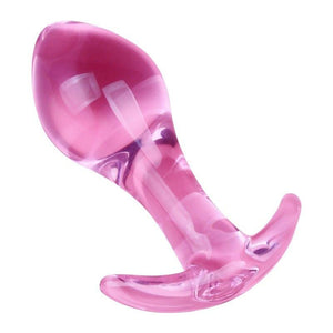 Beautiful Pink Glass Anal Butt Plugs Pretty Sex Toys