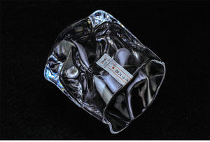 Japanese Crumpled Paper Whiskey Glass Barware Sets Father's Day Gift Idea