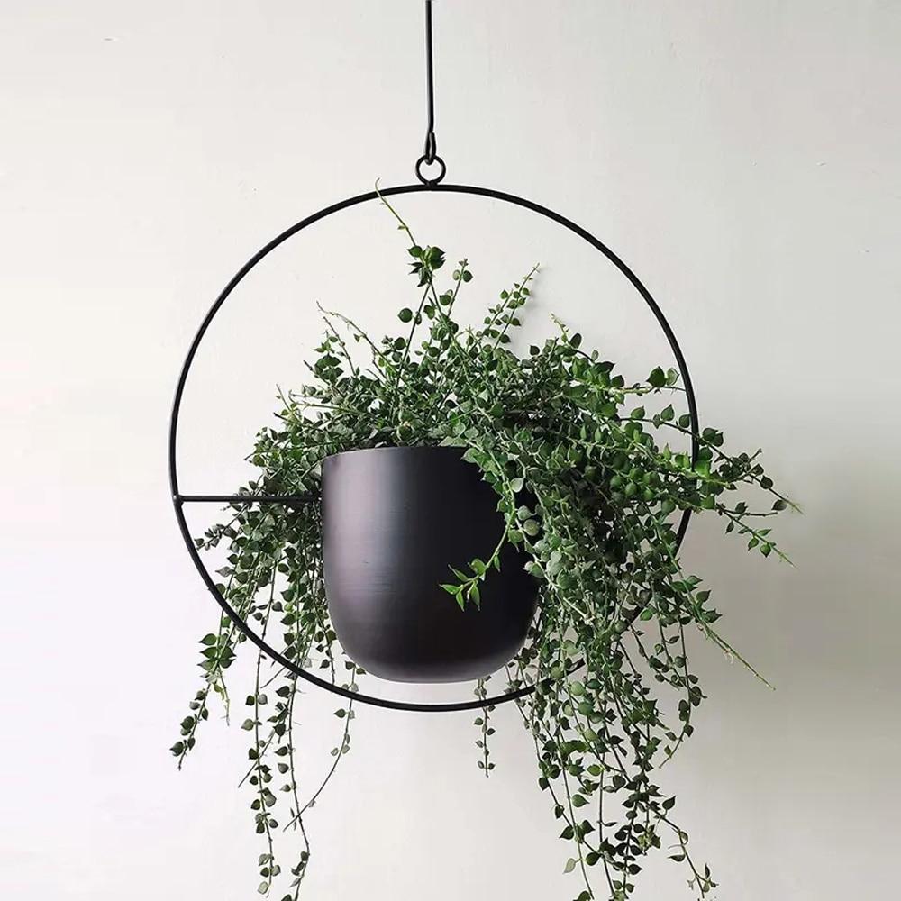 Metal Hanging Planter Home Decor