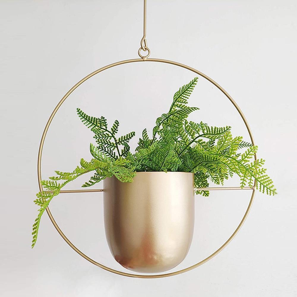 Metal Hanging Planter Home Decor