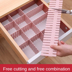 Adjustable Interlocking Storage Drawer Dividers Organiser