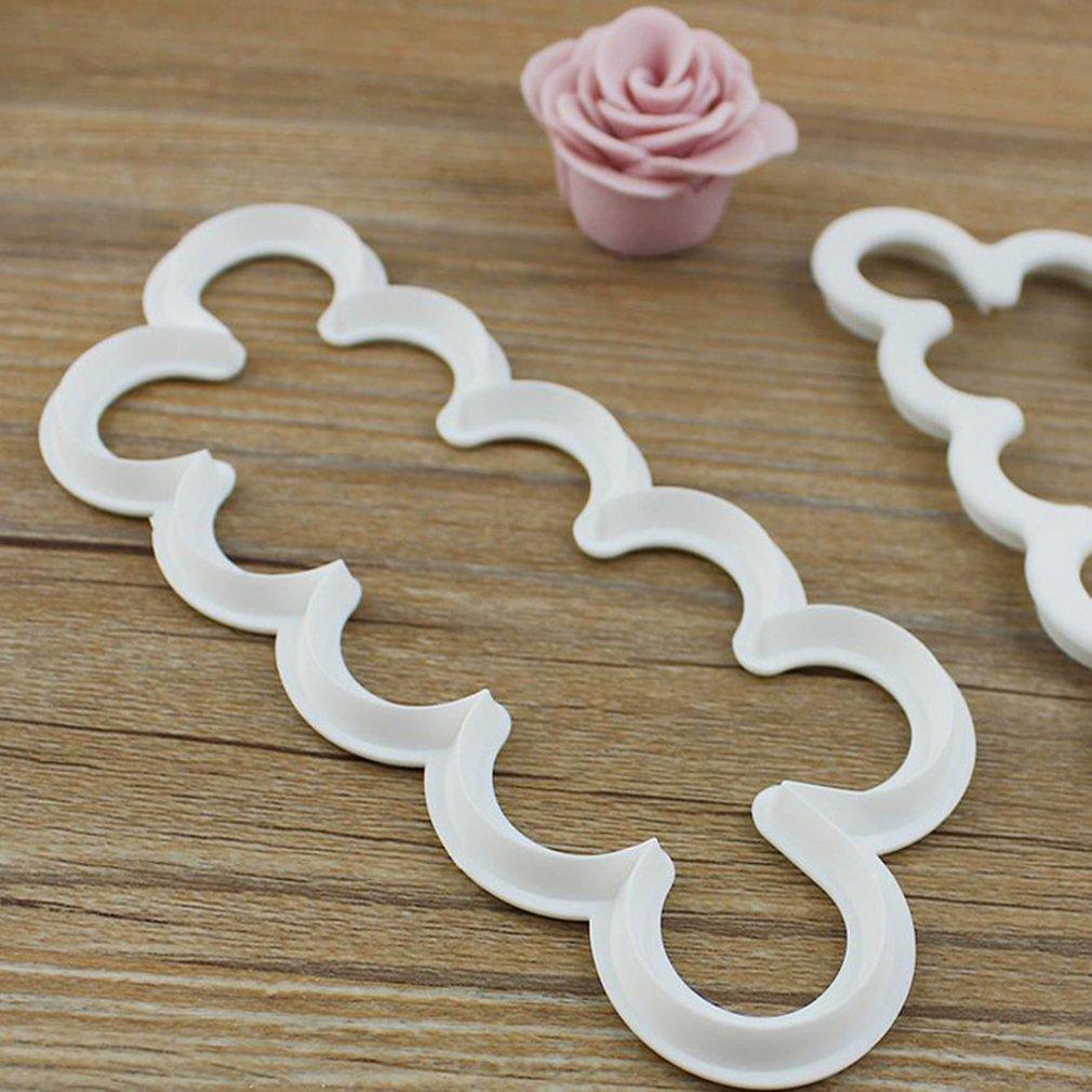 Rose Flower Fondant Cutting Mold Cake Decorating Tools Chocolate Mould