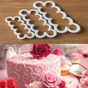 Rose Flower Fondant Cutting Mold Cake Decorating Tools Chocolate Mould