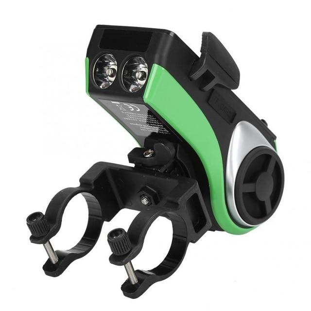 5 In 1 Bicycle Light Bluetooth Speaker Bell Phone Holder Bike Accessories