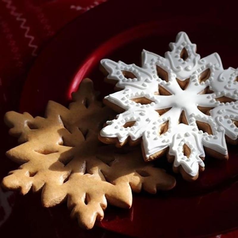 Stainless Steel Snowflake Cookie Cutter Baking Tools