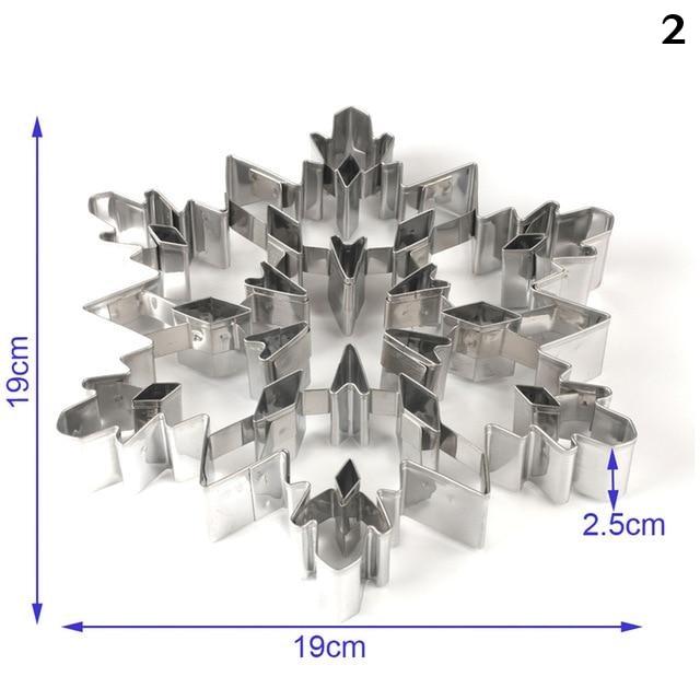 Stainless Steel Snowflake Cookie Cutter Baking Tools