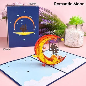 3D Pop Up Cards Romantic Love Valentines Day Wedding Anniversary Gifts