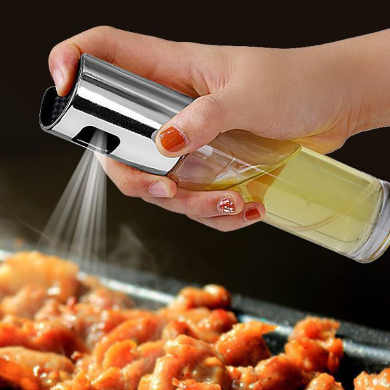 Stainless Steel Olive Oil Sprayer Pump Bottle Kitchen Cooking Tools