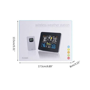 Digital Weather Station Wireless Sensor Lcd Display Alarm Clock Barometer Thermometer Hygrometer