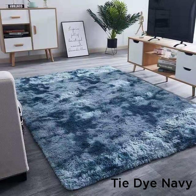 Soft And Fluffy Long Hair Carpets Corridor Balcony Laundry Room Bedroom Non-Slip Mats