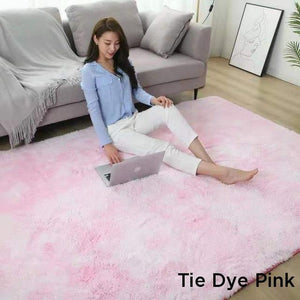 Soft And Fluffy Long Hair Carpets Corridor Balcony Laundry Room Bedroom Non-Slip Mats