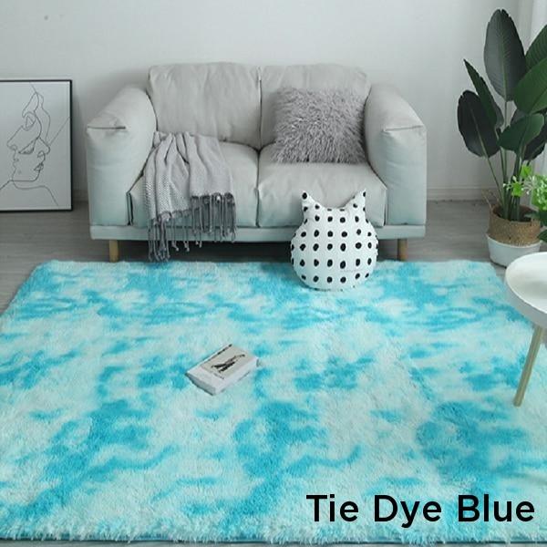 Soft And Fluffy Long Hair Carpets Corridor Balcony Laundry Room Bedroom Non-Slip Mats