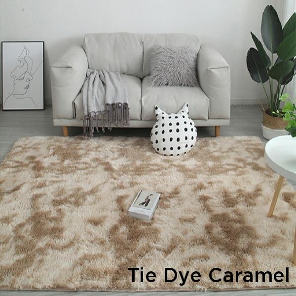 Soft And Fluffy Long Hair Carpets Corridor Balcony Laundry Room Bedroom Non-Slip Mats