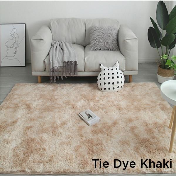 Soft And Fluffy Long Hair Carpets Corridor Balcony Laundry Room Bedroom Non-Slip Mats