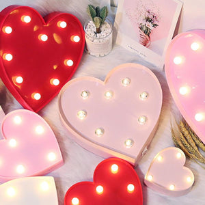 Love Or Heart Neon Led Night Lights Romantic Valentine's Day Gift Party Decor