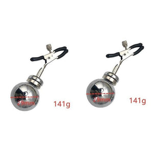 House Of Dasein Big Metal Magnet Weight Nipple Clamps Bdsm Restraints Torture Play