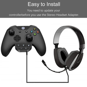 Stereo Headset Adapter Controller Audio Headphone Converter For Xbox One