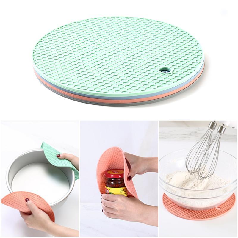 Silicone Heat Resistant Coaster Flexible Mat Jar Opener Table Protector