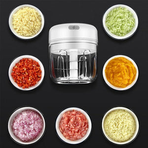 Usb Rechargeable Mini Food Processor Garlic Chopper