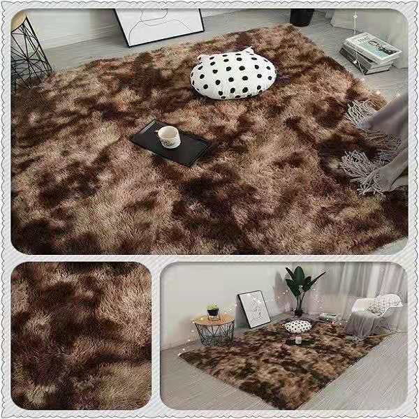 Soft And Fluffy Long Hair Carpets Corridor Balcony Laundry Room Bedroom Non-Slip Mats