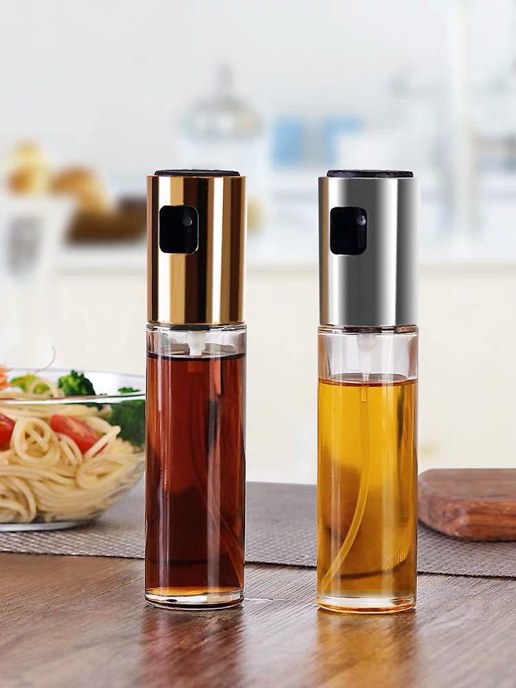 Stainless Steel Olive Oil Sprayer Pump Bottle Kitchen Cooking Tools