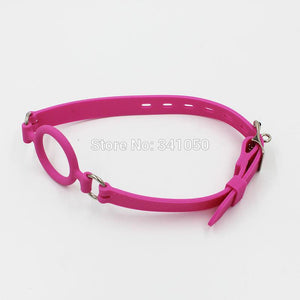 House Of Dasein Pink Silicone Open Mouth Gag Oral Sex Ring Bdsm Bondage Restraints