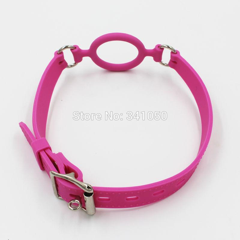 House Of Dasein Pink Silicone Open Mouth Gag Oral Sex Ring Bdsm Bondage Restraints