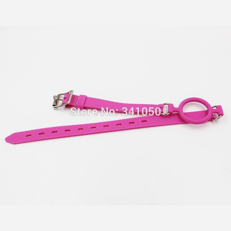 House Of Dasein Pink Silicone Open Mouth Gag Oral Sex Ring Bdsm Bondage Restraints
