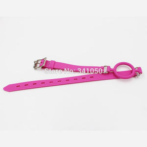 House Of Dasein Pink Silicone Open Mouth Gag Oral Sex Ring Bdsm Bondage Restraints