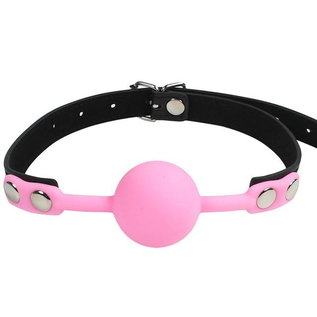 House Of Dasein Silicone Ball Gag Red Pink Black Breathable Bdsm Bondage Restraint