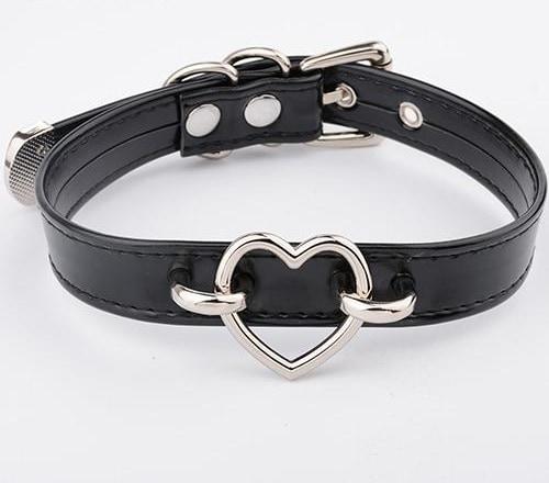 House Of Dasein Bdsm Heart Choker Collar Submissive Symbolic Jewelry Kink Fetish