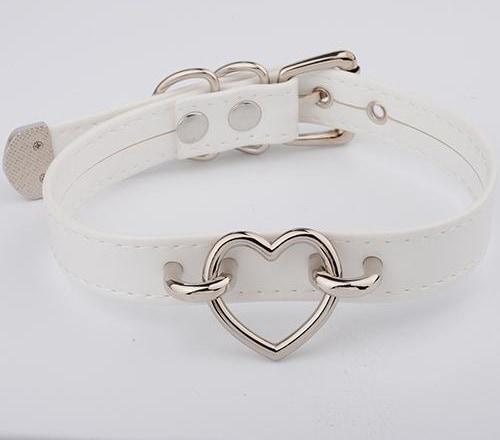 House Of Dasein Bdsm Heart Choker Collar Submissive Symbolic Jewelry Kink Fetish