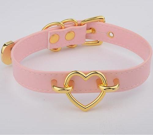 House Of Dasein Bdsm Heart Choker Collar Submissive Symbolic Jewelry Kink Fetish