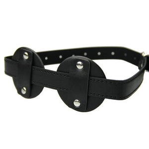 Leather Blindfold Eye Mask Bdsm Bondage Restraint