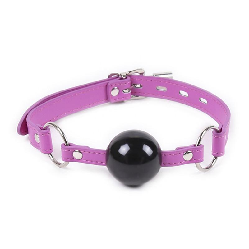 House Of Dasein Pink Blue Silicone Ball Gag Locking Adjustable Bdsm Bondage Restraints