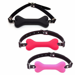 House Of Dasein Silicone Bone Gag Puppy Pet Play Bondage Kink Bdsm Fetish Restraints