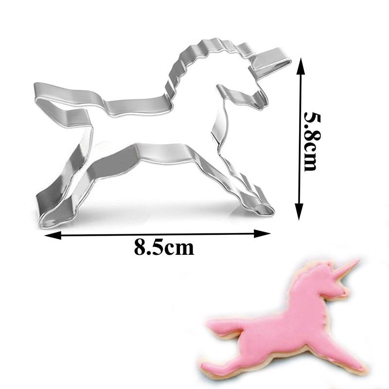 Unicorn Cookie Cutter Biscuit Baking Mold Cake Decoration Accessories